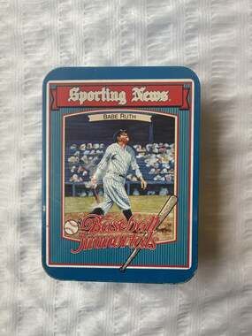1988 The Heirloom Tradition Sporting News Baseball Immortals Babe Ruth Tin